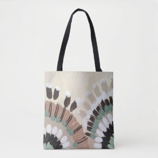 Minimalistisch patroon tote bag