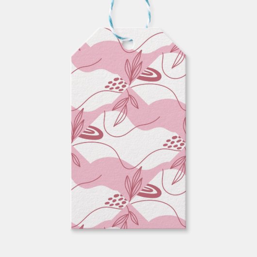 Minimalistisch patroongepersonaliseerde cadeauLabe Cadeaulabel (Voorkant)