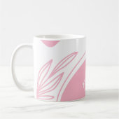 Minimalistisch patroonmodel - Aangepaste koffie-Mo Koffiemok (Links)