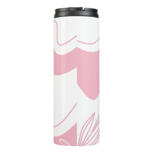 Minimalistisch patroonpatroon, speciaal ontworpen  thermosbeker (Achterkant)