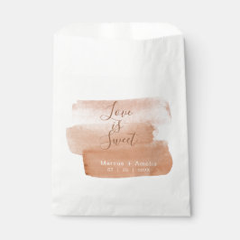 Minimalistisch penseel voor moderne Waterverf Bedankzakje