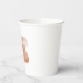 Minimalistisch penseel voor moderne Waterverf Papieren Bekers (Links)