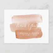 Minimalistisch penseelgebruik voor moderne Waterve Briefkaart (Voorkant)