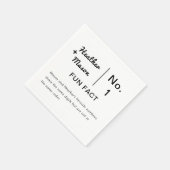 Minimalistisch penseelparfum servet (Hoek)