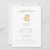 Minimalistisch Perfect Pear Botanisch Vrijgezellen Kaart (Voorkant)