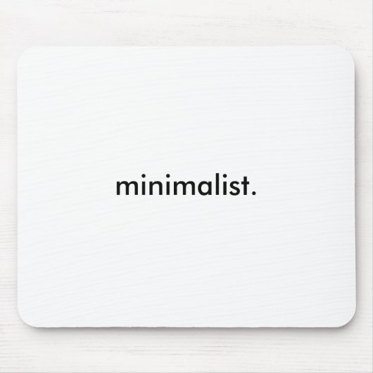 minimalistisch. periode. muismat (Voorkant)