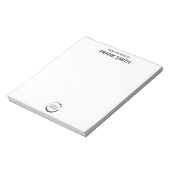 Minimalistisch personeel op maat voor zakelijke Lo Notitieblok (Linkerzijde)