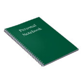 minimalistisch persoonlijk notitieboek (Rechterzijde)