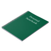 minimalistisch persoonlijk notitieboek (Linkerzijde)
