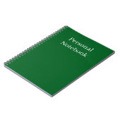 minimalistisch persoonlijk notitieboek (Linkerzijde)