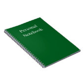 minimalistisch persoonlijk notitieboek (Rechterzijde)