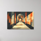 Minimalistisch Perspectief Canvas Afdruk (Voorkant)