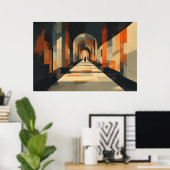 Minimalistisch Perspectief Poster (Thuiskantoor)