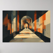 Minimalistisch Perspectief Poster (Voorkant)