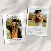 Minimalistisch Photo Arch-Afstuderen Aankondiging