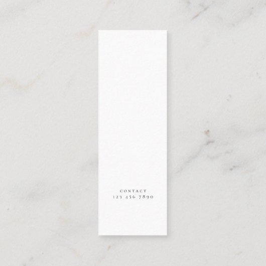 Minimalistisch Photo Script 2022-Afstuderen Contactkaartje (Achterkant)