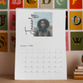 Minimalistisch Photo Simple Script Schrijven elk j Kalender