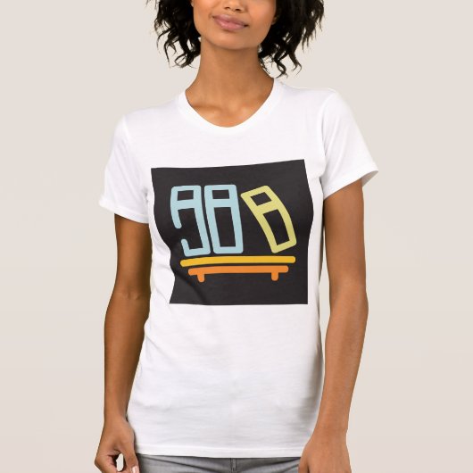 Minimalistisch pictogram voor boekenplank t-shirt (Voorkant)
