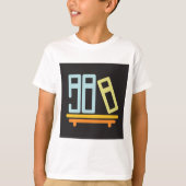 Minimalistisch pictogram voor boekenplank t-shirt (Voorkant)