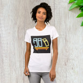 Minimalistisch pictogram voor boekenplank t-shirt