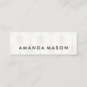 minimalistisch | Pijlpatroon Mini Visitekaartje (Voorkant)