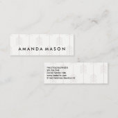 minimalistisch | Pijlpatroon Mini Visitekaartje (Voorkant / Achterkant)