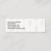 minimalistisch | Pijlpatroon Mini Visitekaartje (Achterkant)