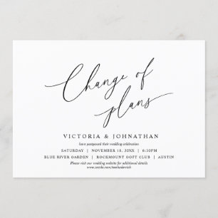 Minimalistisch, Planningswijziging, datum wijzigen Kaart