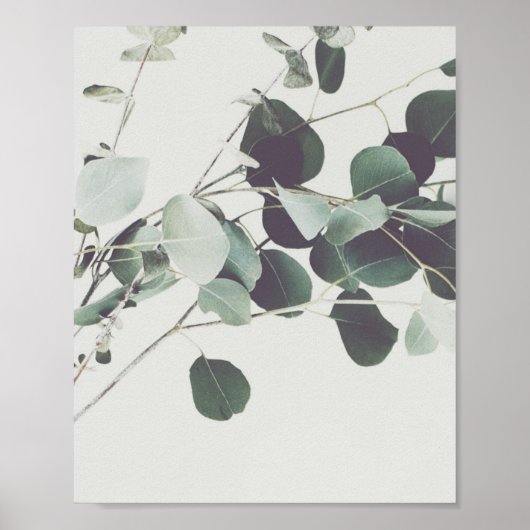 Minimalistisch Plant Fotografie Fine Art Poster (Voorkant)
