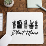 Minimalistisch Plant mama Black White Muismat<br><div class="desc">Dit is een minimalistisch Plant mama mama Black White Plant Mama Muismat!</div>