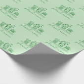 Minimalistisch Plant Moeder Schattige Plant Lover Cadeaupapier (Hoek)