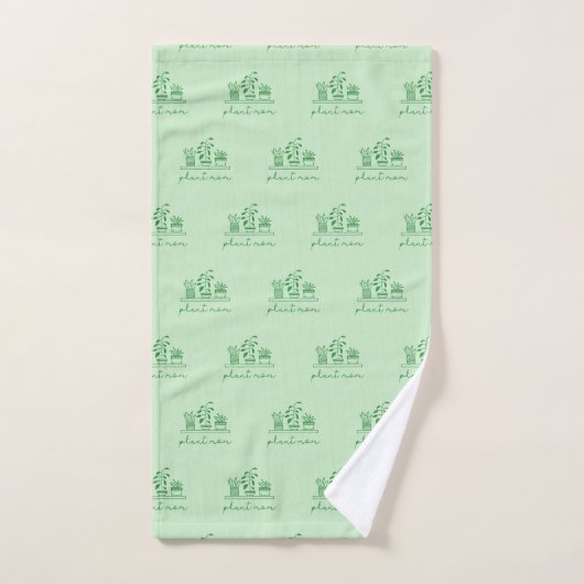Minimalistisch Plant Moeder Schattige Plant Lover Handdoek (Handdoek)