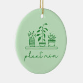 Minimalistisch Plant Moeder Schattige Plant Lover Keramisch Ornament (Rechts)