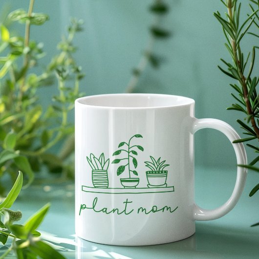Minimalistisch Plant Moeder Schattige Plant Lover Koffiemok