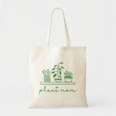 Minimalistisch Plant Moeder Schattige Plant Lover Tote Bag (Voorkant)