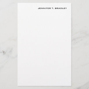 Minimalistisch platte moderne briefpapier