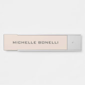 Minimalistisch platte moderne deurbordje (Voorkant)