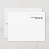 Minimalistisch platte moderne RSVP kaartje (Voorkant)