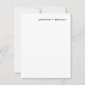 Minimalistisch platte moderne RSVP kaartje (Voorkant)