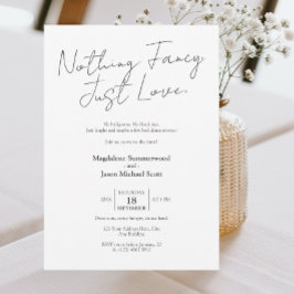 Minimalistisch plezier niets Fancy Casual feest Kaart