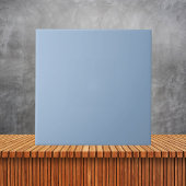 Minimalistisch Poeder Blauw Duidelijke Stevige Kle Tegeltje