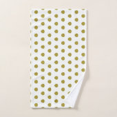 Minimalistisch Polka Dots Bad Handdoek (Handdoek)