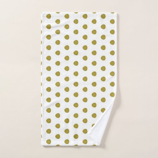 Minimalistisch Polka Dots Bad Handdoek (Handdoek)