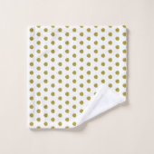 Minimalistisch Polka Dots Bad Handdoek (Wasdoekje)