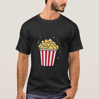 Minimalistisch Popcorn Sugar Food Eenvoudig grappi T-shirt