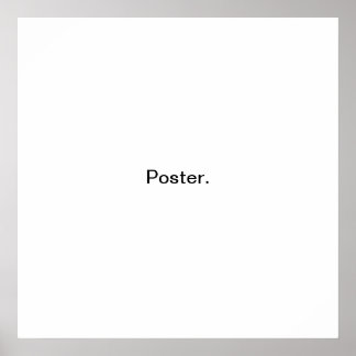 Minimalistisch Poster