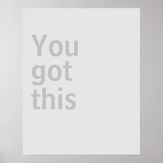 Minimalistisch poster (Voorkant)