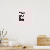 Minimalistisch poster (Keuken)