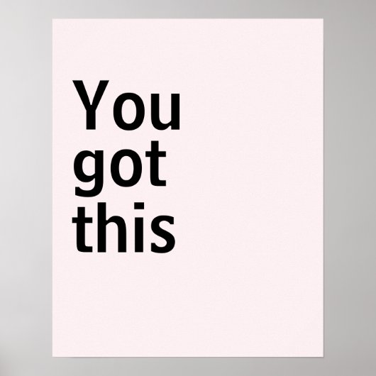 Minimalistisch poster (Voorkant)
