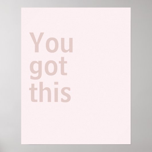 Minimalistisch poster (Voorkant)